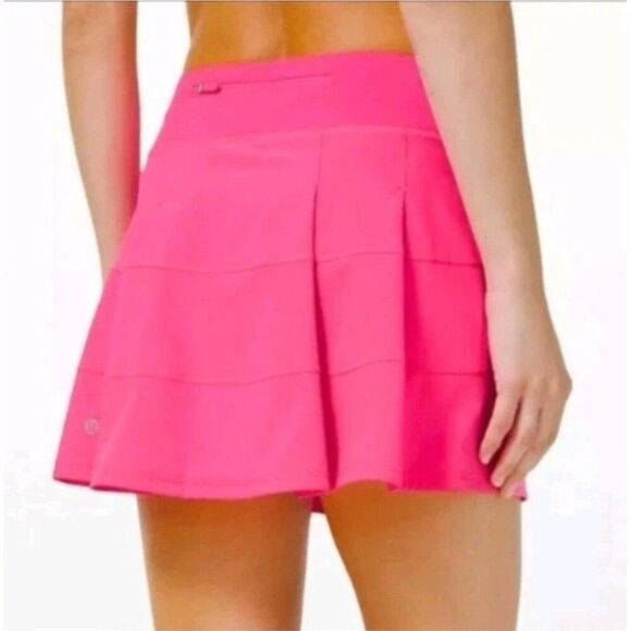 Lululemon Pace Rival Skirt Skort Pink Size 4 Regular Pickleball Tennis Golf Run - Picture 1 of 16